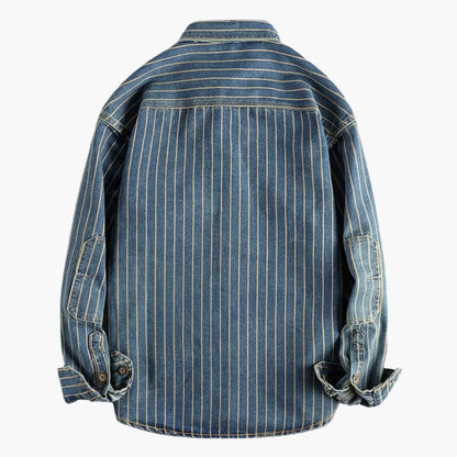 Classic Striped Mens Casual Shirt