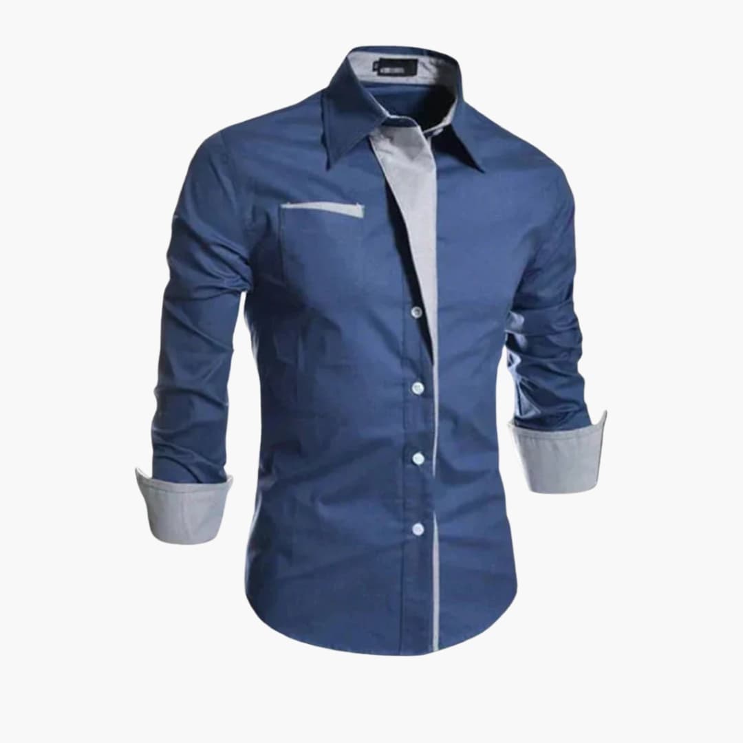 Classic Fit Dress Shirt with Pocket