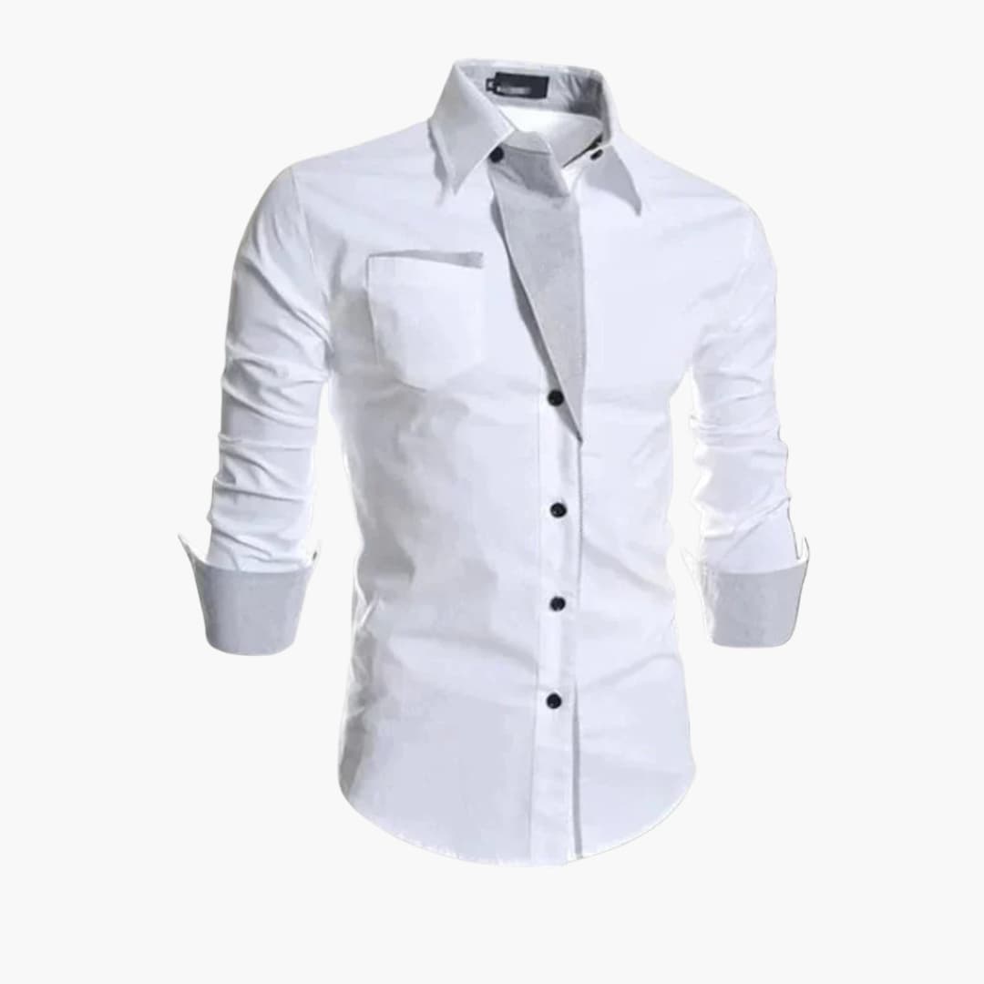 Classic Fit Dress Shirt with Pocket
