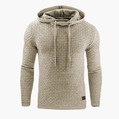 Classic Fit Hooded Sweatshirt with Cuffed Bottom