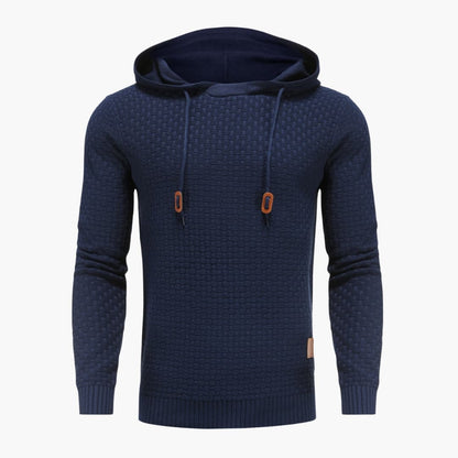 Classic Fit Hooded Sweatshirt with Cuffed Bottom