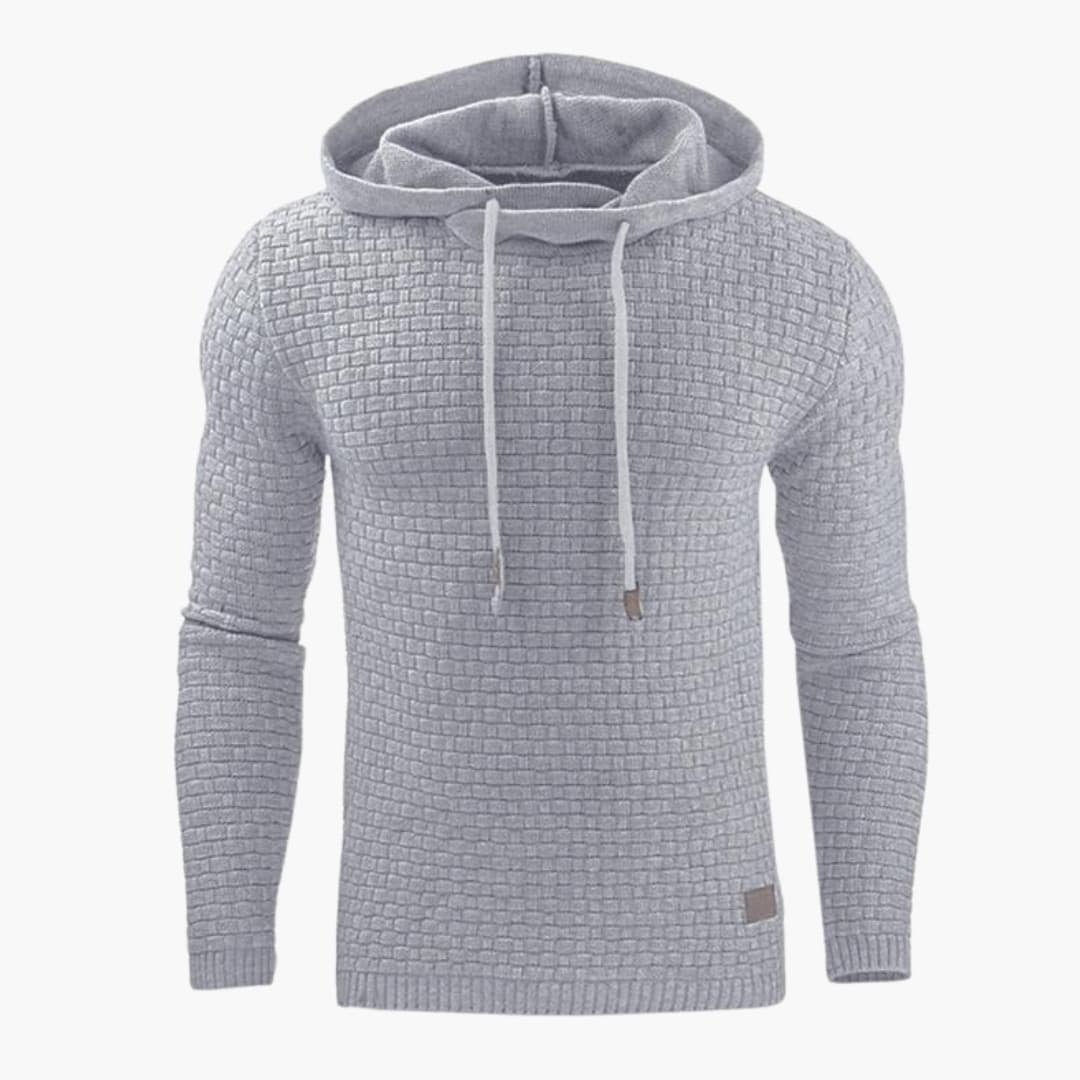Classic Fit Hooded Sweatshirt with Cuffed Bottom