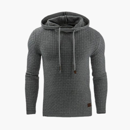 Classic Fit Hooded Sweatshirt with Cuffed Bottom