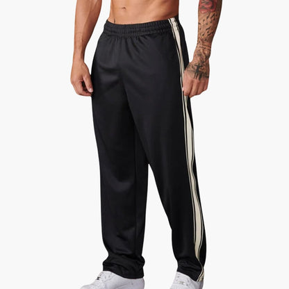 Slim Fit Stripe Side Men's Trousers
