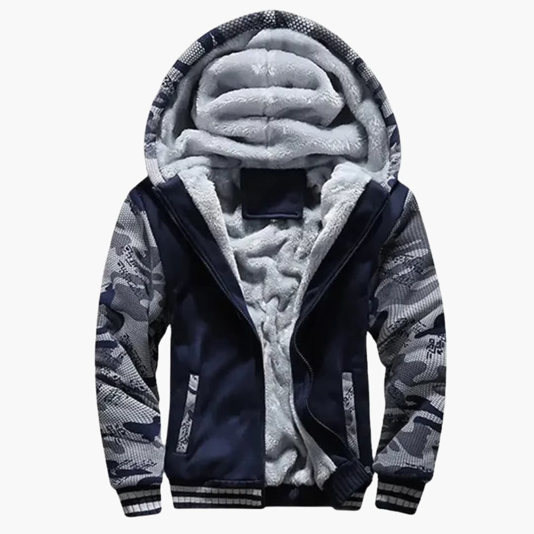 Waterproof Men's Zip Up Hoodie Coat