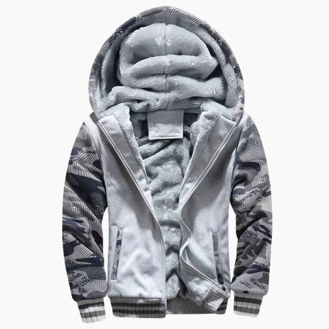 Waterproof Men's Zip Up Hoodie Coat