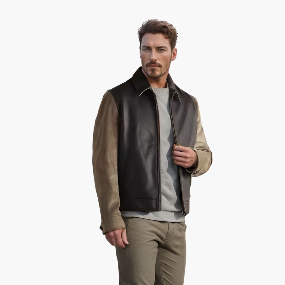 Waterproof Zip Up Mens Outdoor Jacket