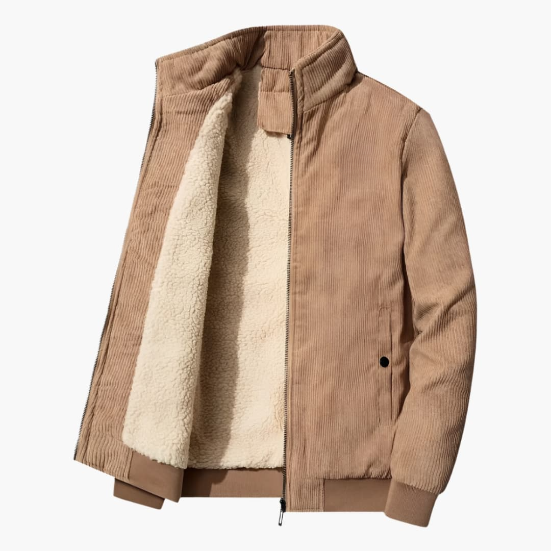 Waterproof Men's Zip Up Winter Coat