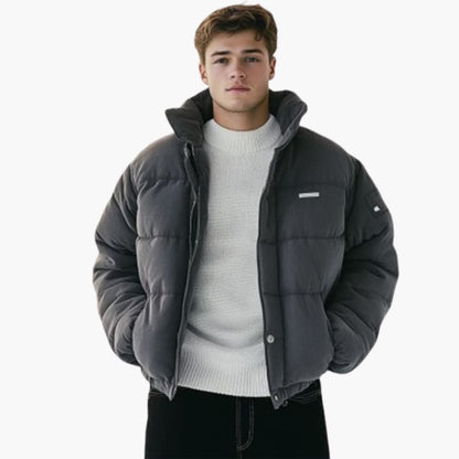 Tall Collar Mens Winter Jacket
