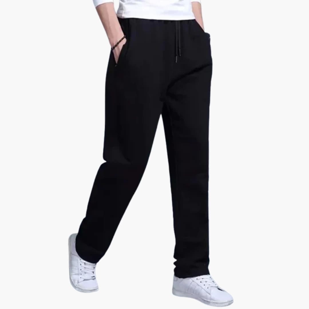 Comfortable Mens Workout Sweatpants with Elastic Waist - Olytrend