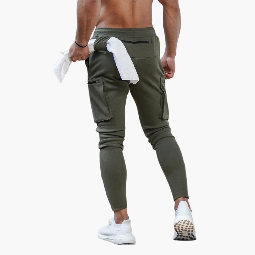 Men's Athletic Pants with Side Pockets