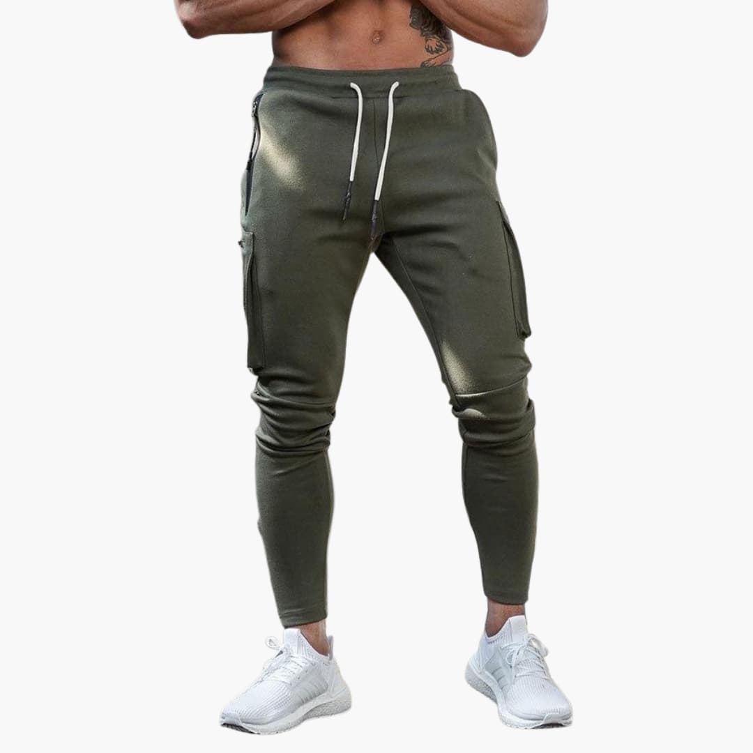 Men's Athletic Pants with Side Pockets