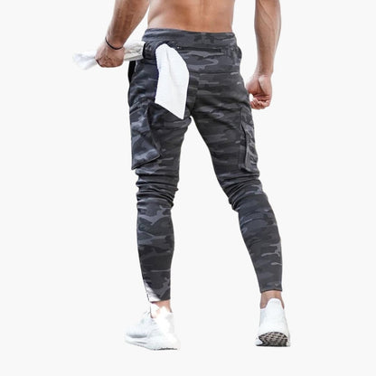Men's Athletic Pants with Side Pockets
