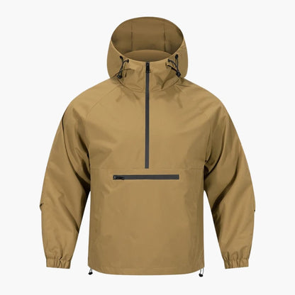 Waterproof Men's Parka with Zip Pocket