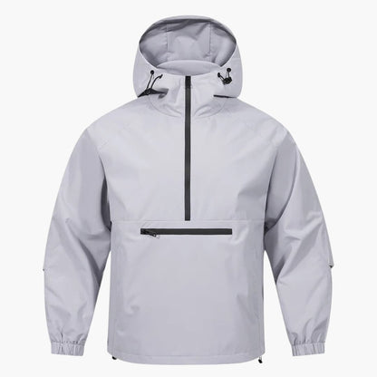 Waterproof Men's Parka with Zip Pocket