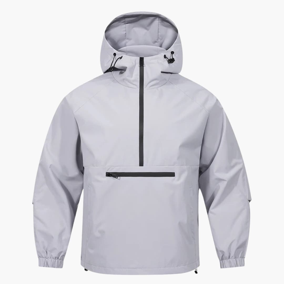 Waterproof Mens Parka Jacket with Zip Pocket