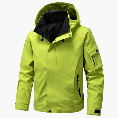 Waterproof Hooded Zip Up Mens Parka Jacket - Olytrend