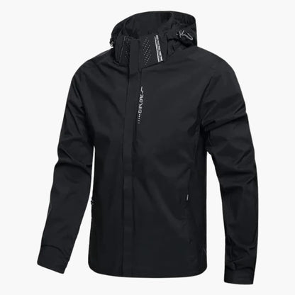 Waterproof Hoodie Jacket with Zip Pockets