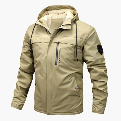 Waterproof Zip Up Mens Hoodie Jacket with Pockets