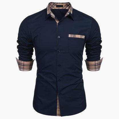 Classic Casual Check Button Down Shirt