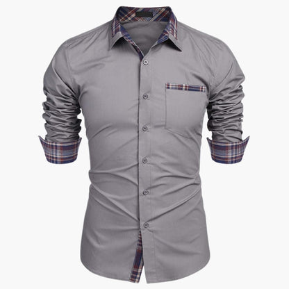 Classic Casual Check Button Down Shirt