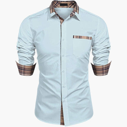 Classic Casual Check Button Down Shirt