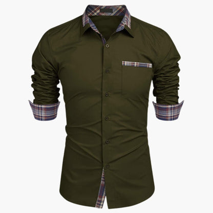 Classic Casual Check Button Down Shirt