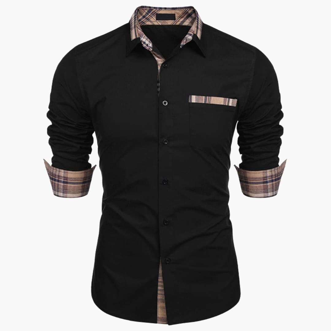 Classic Casual Check Button Down Shirt