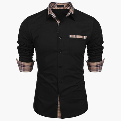 Classic Casual Check Button Down Shirt