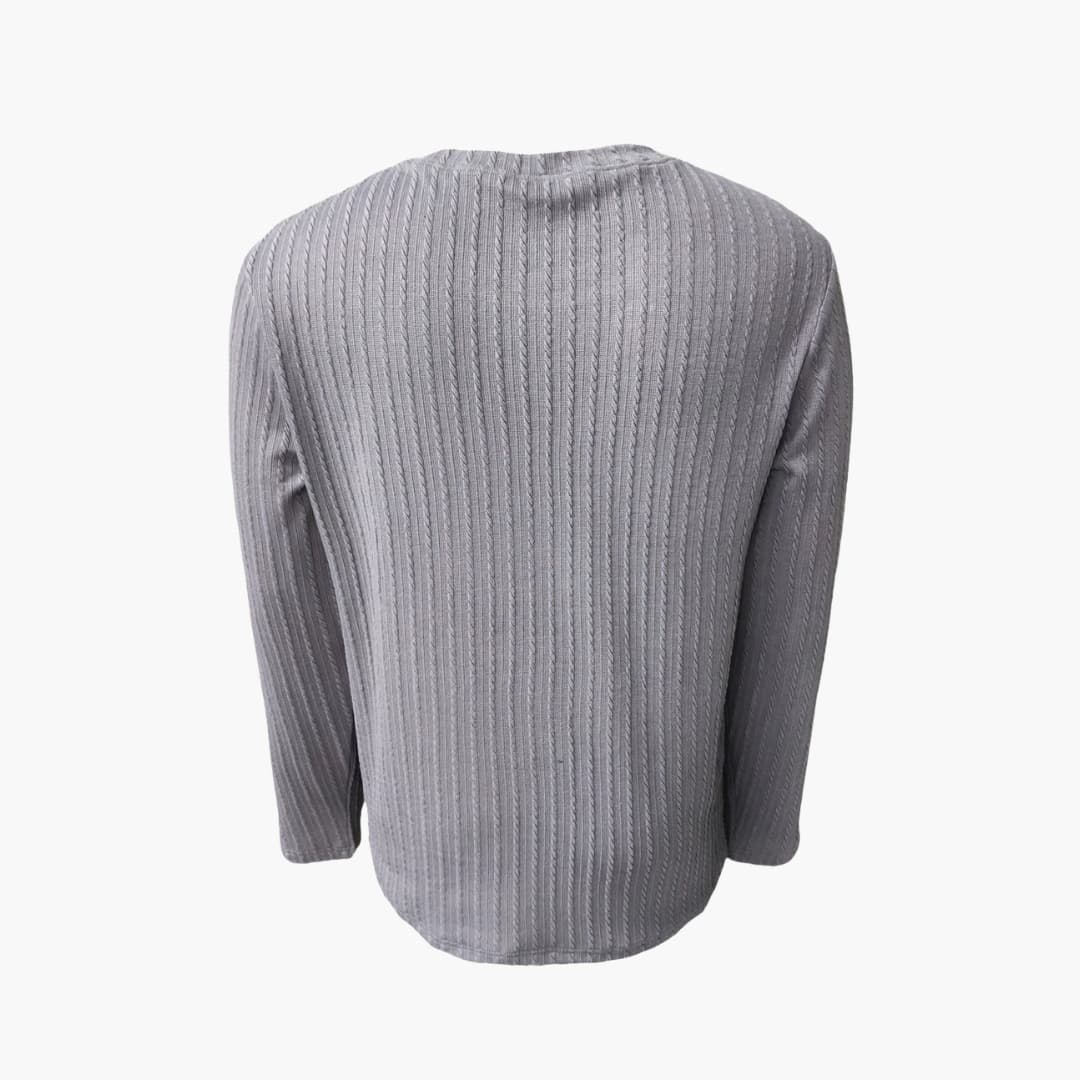 Classic Fit Crew Neck Casual Shirt