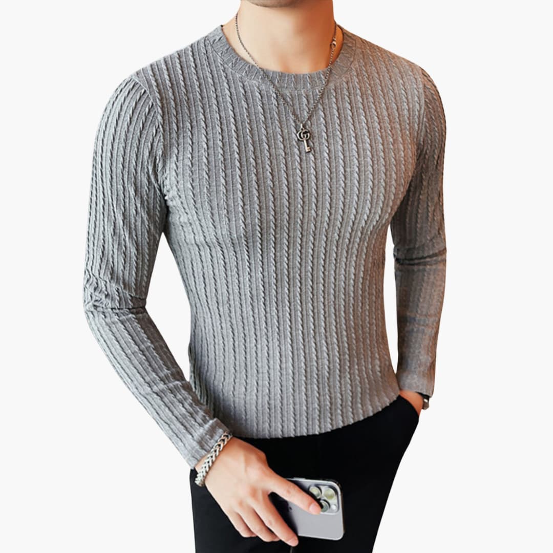 Classic Fit Crew Neck Casual Shirt