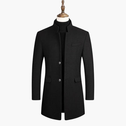 Classic Double Breasted Mens Overcoat