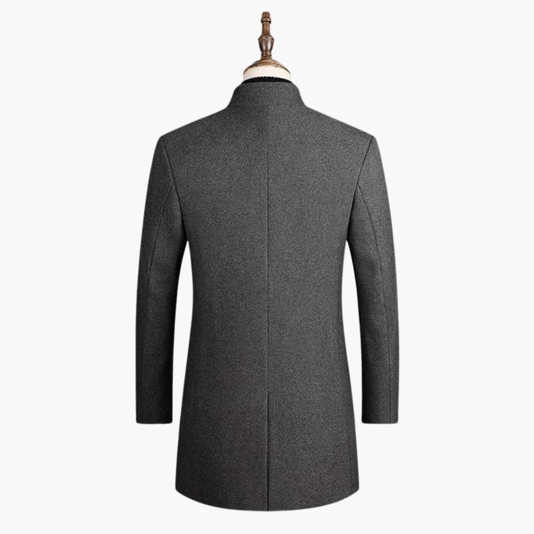 Classic Double Breasted Mens Overcoat