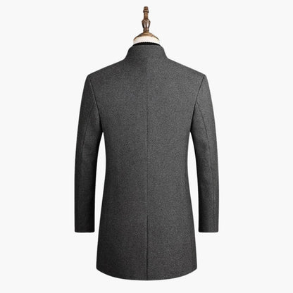 Classic Double Breasted Mens Overcoat