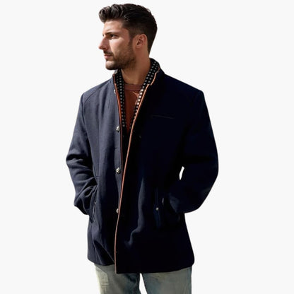 Warm Winter Parka with Faux Fur Collar