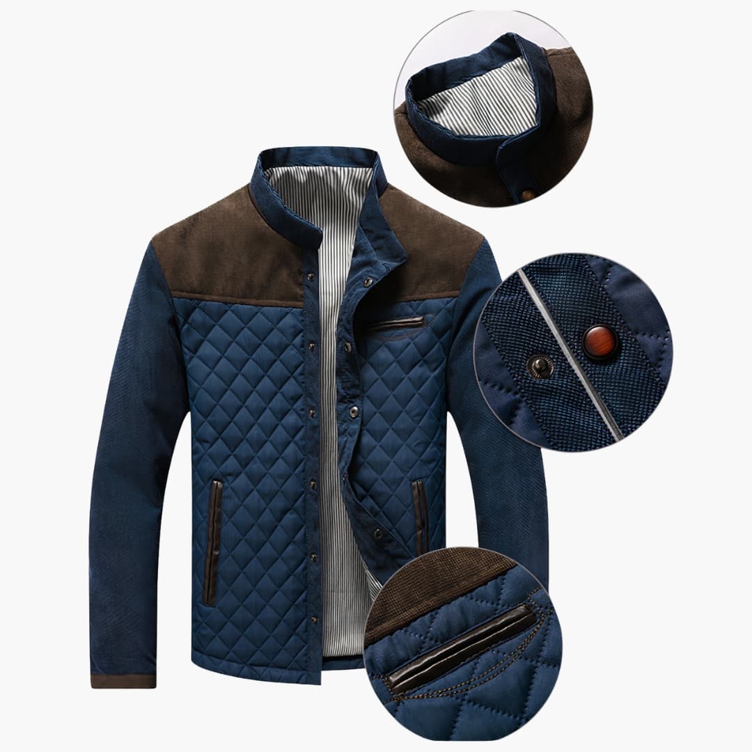 Waterproof Men's Zip Up Parka Jacket