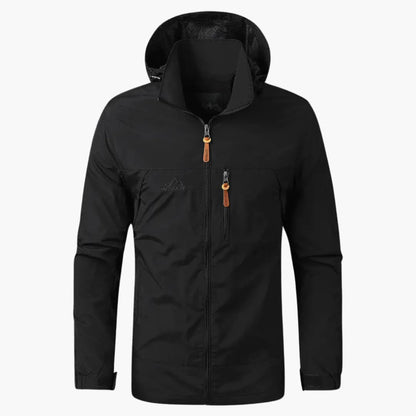 Waterproof Men's Hooded Zip Jacket