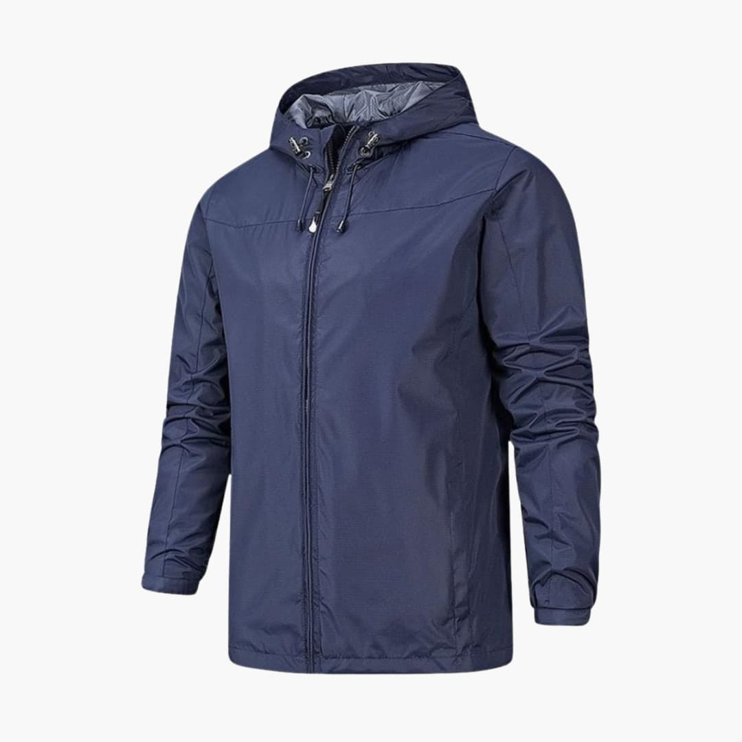 Waterproof Men's Full Zip Rain Coat
