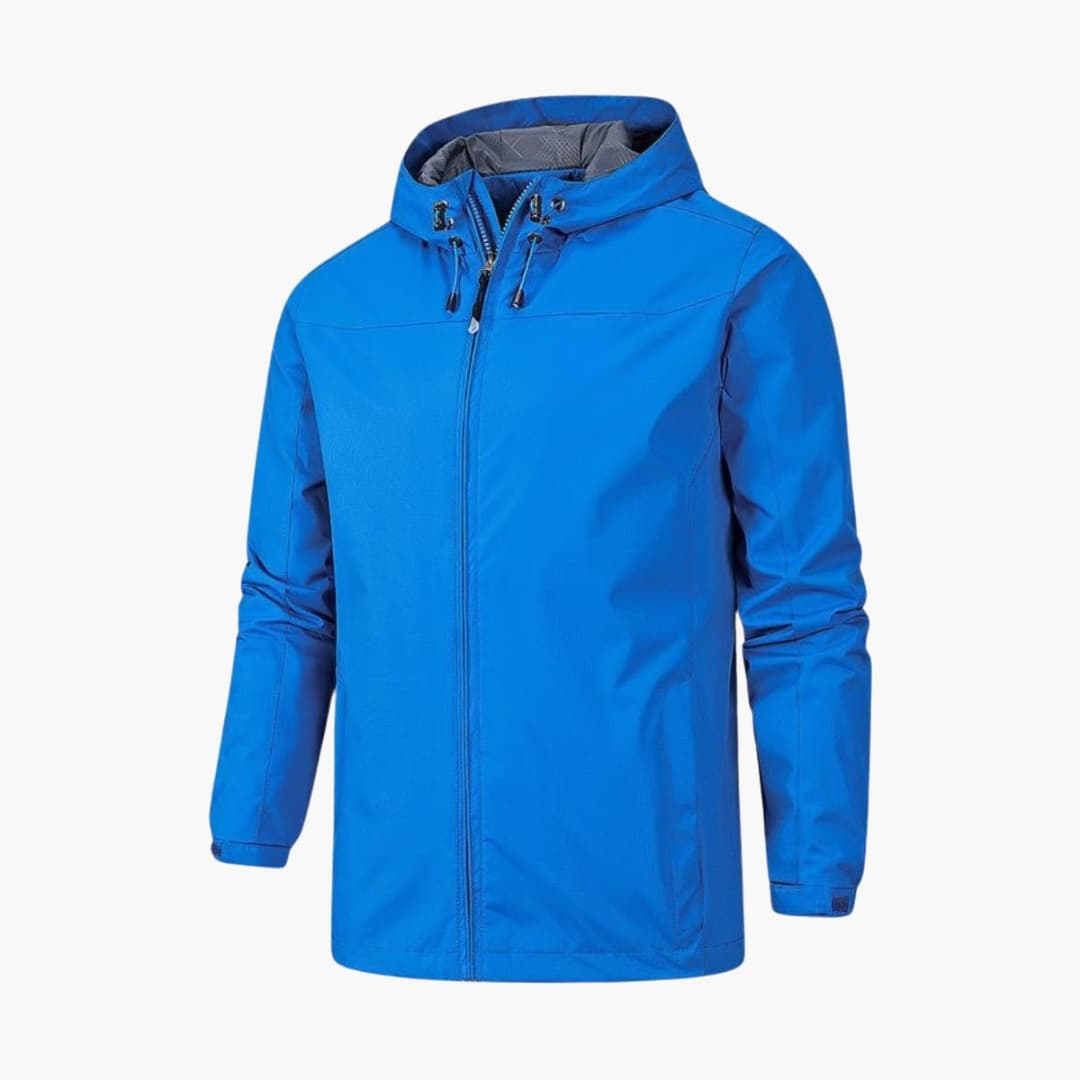 Waterproof Men's Full Zip Raincoat