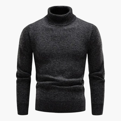 Classic Crew Neck Ribbed Sweater for Men - Olytrend