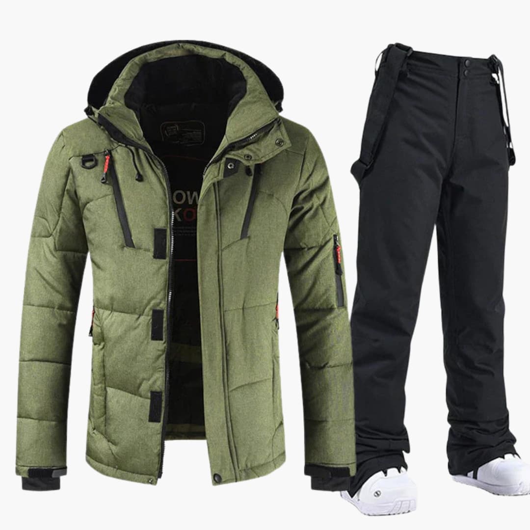 Winter Snow Jacket and Pant Set for Men
