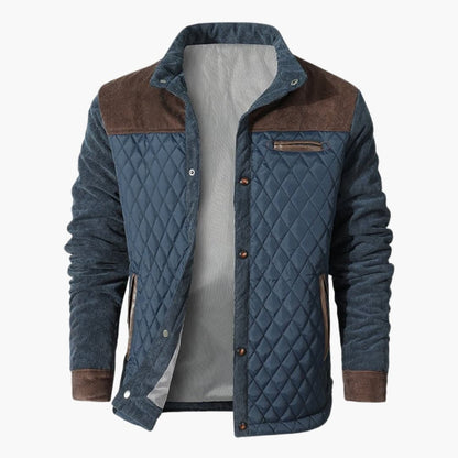 Men's Padded Snap Front Coat