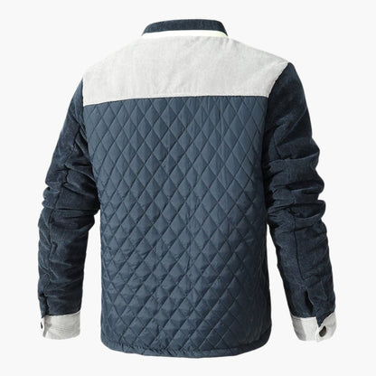 Warm Insulated Men's Snap Jacket
