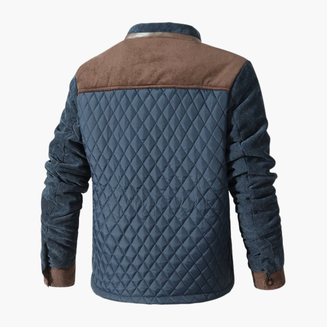 Men's Padded Snap Front Coat