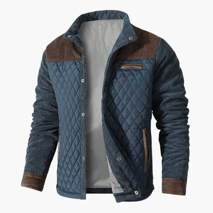 Warm Insulated Men's Snap Jacket - Olytrend