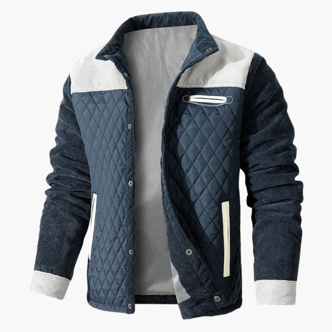 Men's Padded Snap Front Coat