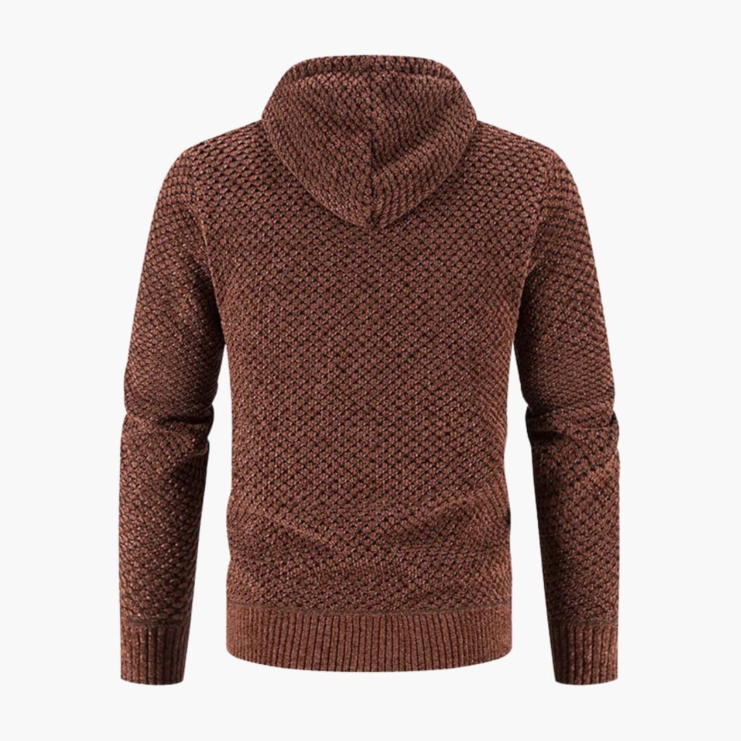 Warm Zip Up Hooded Mens Jacket