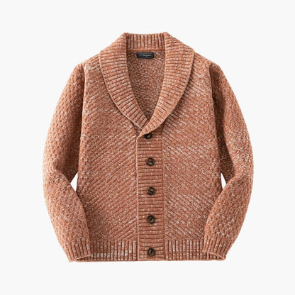 Men's Open Front Shawl Cardigan Sweater