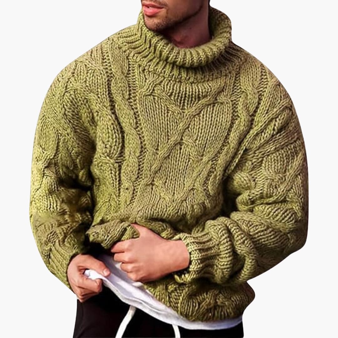 Simple Crew Neck Knit Sweater