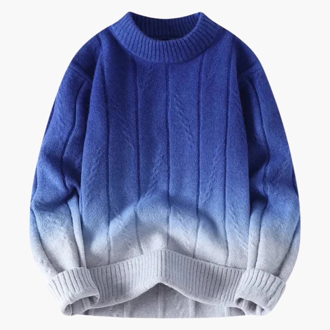 Classic Crew Neck Colorful Sweater